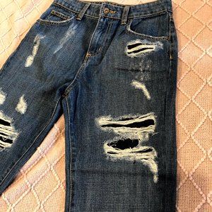 LF BRAND NEW Carmar Distressed High Rise Jeans